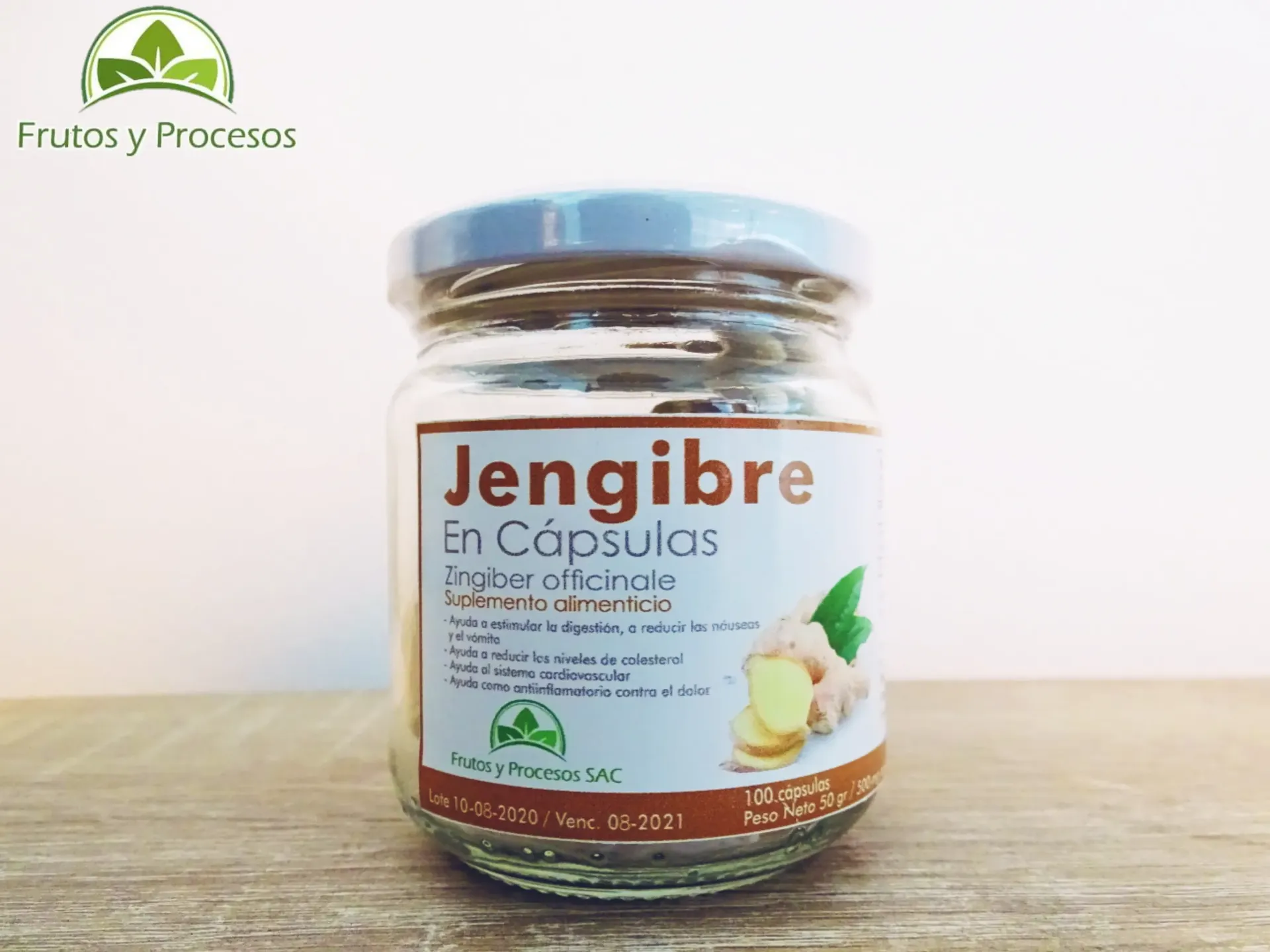 [PD00106] Cápsulas de Jengibre 100 cap